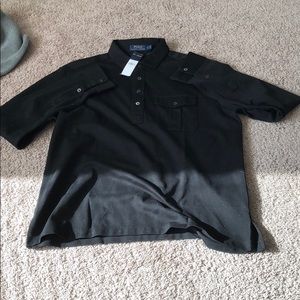 Polo button down long sleeve shirt
